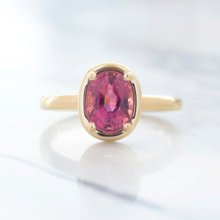 No.25 'Archive' 1.35ct Oval Pink Tourmaline Ring