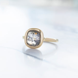 No.17 'Archive' 1.83 Salt & Pepper Diamond Ring - Anne Sportun Fine Jewellery