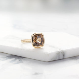 No.41 'Archive' 6.60ct Brown Zircon Ring