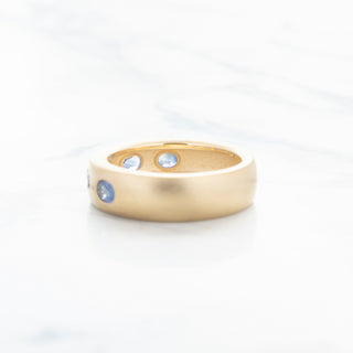 No.42 'Archive' 1.3tcw Oval Blue Sapphire Band - Anne Sportun Fine Jewellery