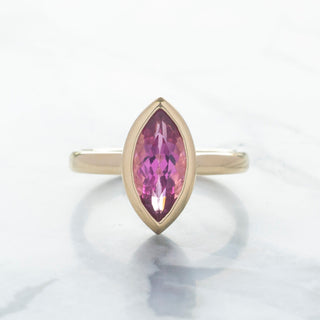 No.11 'Archive' 1.61ct Hot Pink Tourmaline Marquise Ring