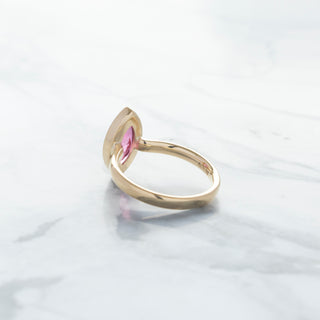 No.11 'Archive' 1.61ct Hot Pink Tourmaline Marquise Ring - Anne Sportun Fine Jewellery