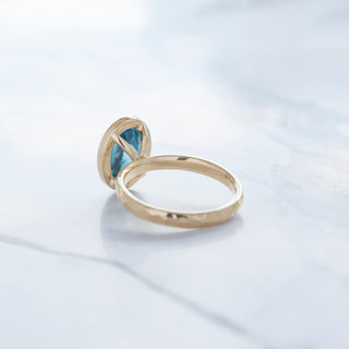 No.37 'Archive' 5.13ct Blue Zircon Ring