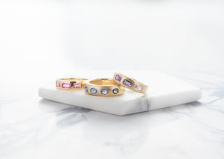 No.42 'Archive' 1.3tcw Oval Blue Sapphire Band - Anne Sportun Fine Jewellery