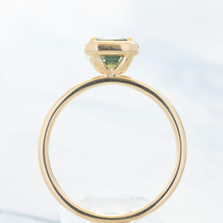 No.26 'Archive' 1.20ct Asscher Green Sapphire Ring
