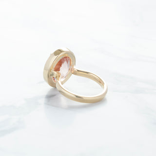 No.08 'Archive' 8.46ct Oval Morganite Ring - Anne Sportun Fine Jewellery
