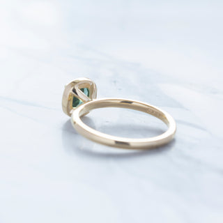 No.33 'Archive' 1.02ct Cushion Green Tourmaline Ring