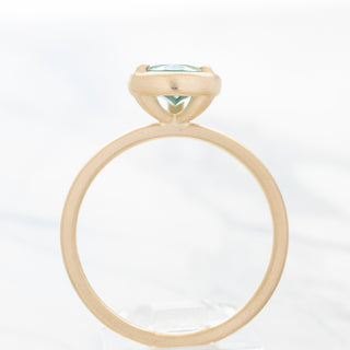 No.30 'Archive' 1.49ct Pear Green Tourmaline Ring - Anne Sportun Fine Jewellery