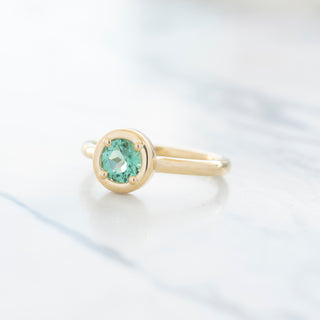 No.36 'Archive' 0.69ct Light Green Tourmaline Ring