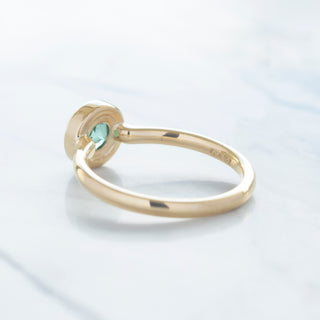 No.36 'Archive' 0.69ct Light Green Tourmaline Ring - Anne Sportun Fine Jewellery