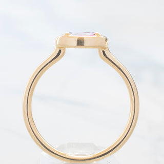 No.27 'Archive' 0.72ct Oval Rubelite Ring - Anne Sportun Fine Jewellery