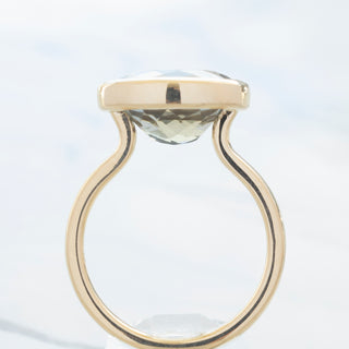 No.28 'Archive' 4.58ct Oval Aquamarine Ring