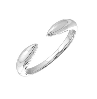 OPEN SOLID GOLD CLAW RING