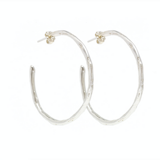Large Thicker Melt Hoop Earrings