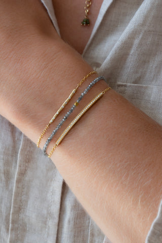 Textured Stick Stardust Bracelet - Anne Sportun Fine Jewellery