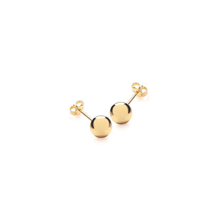 6mm Ball Studs | Gold - Anne Sportun Fine Jewellery