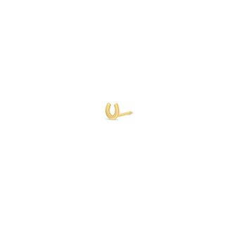 Itty Bitty Horseshoe Stud | 14k