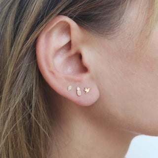 Itty Bitty Hummingbird Stud | 14k - Anne Sportun Fine Jewellery