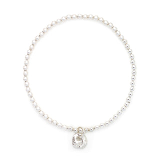 3mm Stretchie Baby Lucky Bracelet - Silver - Anne Sportun Fine Jewellery