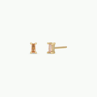 Baguette Champagne Earrings | Gold Vermeil - Anne Sportun Fine Jewellery