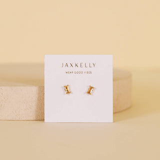 Baguette Champagne Earrings | Gold Vermeil - Anne Sportun Fine Jewellery