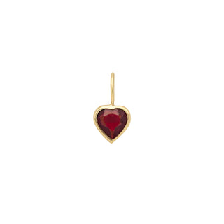 Coeur Garnet Pendant - Anne Sportun Fine Jewellery