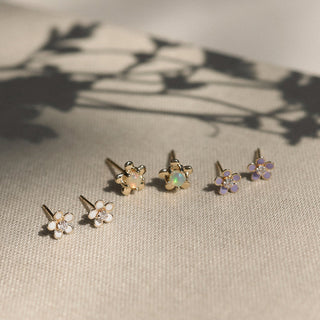 Daisy Studs | Opal & Gold - Anne Sportun Fine Jewellery