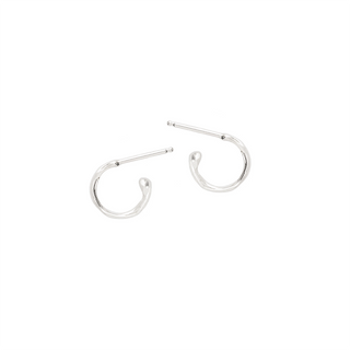 Small Melt Silver Hoop - Anne Sportun Fine Jewellery