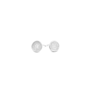 Mini 'Stardust' Circle Diamond Center Earrings - Anne Sportun Fine Jewellery