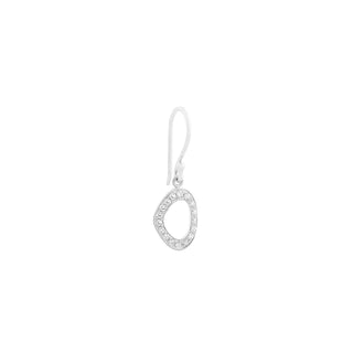 Open 'Lilydust' Hook Earrings - Anne Sportun Fine Jewellery
