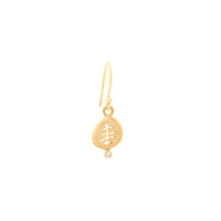 Petite Tree Charm Hook Earrings - Anne Sportun Fine Jewellery