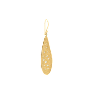 Stardust Organic Teardrop Earrings - Anne Sportun Fine Jewellery