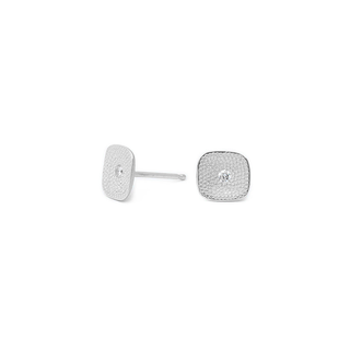 Square Stardust Diamond Stud Earrings - Anne Sportun Fine Jewellery