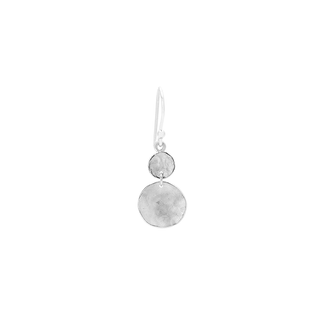 Double Hammered Disc Earrings - Anne Sportun Fine Jewellery