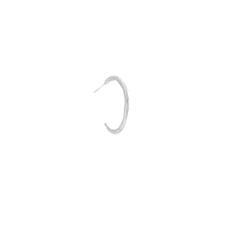 Small Hammered Open Hoop Earrings - Anne Sportun Fine Jewellery