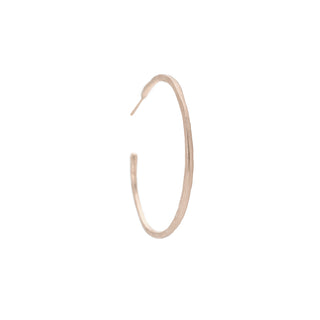 Large Hammered Open Hoop Earrings - Anne Sportun Fine Jewellery