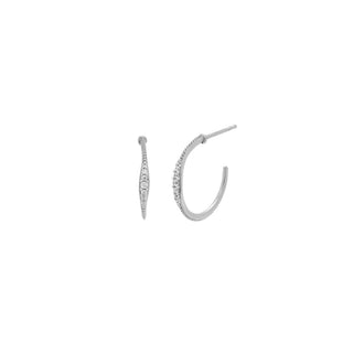 ERA HOOPS | CZ & SILVER - Anne Sportun Fine Jewellery