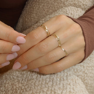 Nostalgia Chain Ring | 14k Gold