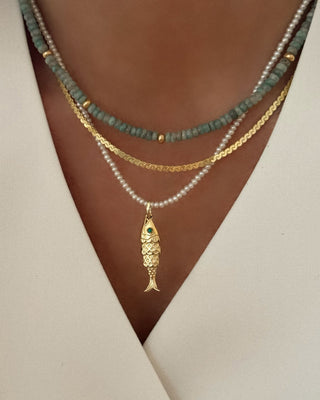 Fish Pendant - Anne Sportun Fine Jewellery