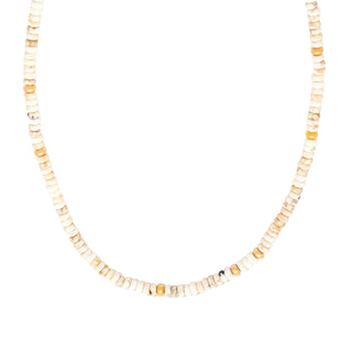 White Howlite Gemstone Necklace - Anne Sportun Fine Jewellery