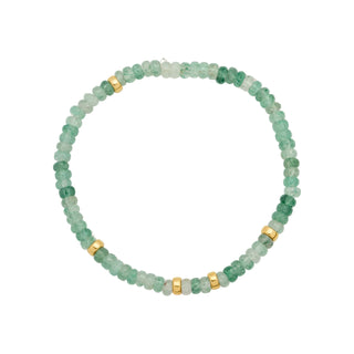 Emerald Jade Gemstone Stretch Bracelet