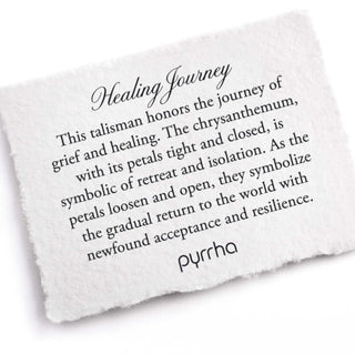 Healing Journey | Chrysanthemum | Silver - Anne Sportun Fine Jewellery