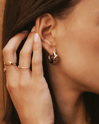Knot Hoops - Anne Sportun Fine Jewellery