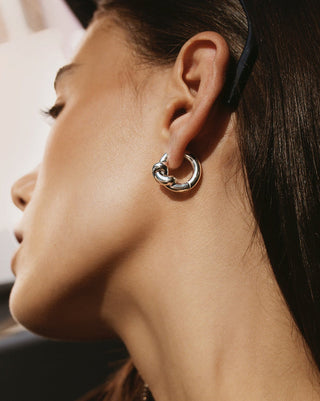 Knot Hoops - Anne Sportun Fine Jewellery