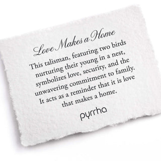 "Love Makes a Home" Family Commitment Talisman Necklace - Anne Sportun Fine Jewellery