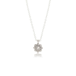 Diamond Moonflower Charm Necklace - Anne Sportun Fine Jewellery