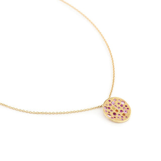 'Sunburst' Stardust Pendant Necklace - Anne Sportun Fine Jewellery