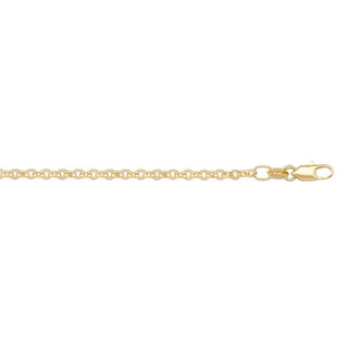 1.7mm Solid Cable Link Chain - Anne Sportun Fine Jewellery