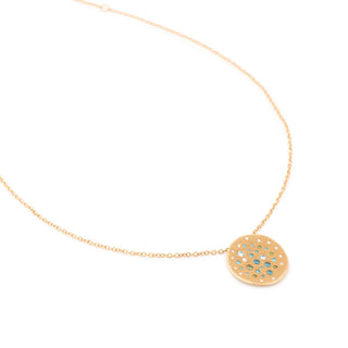 Large Seafoam Stardust Necklace - Anne Sportun Fine Jewellery
