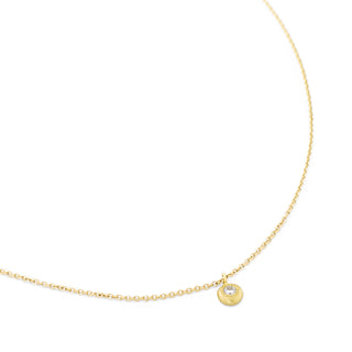 Diamond Button Necklace - Anne Sportun Fine Jewellery